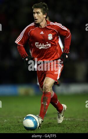 Fußball - Barclays Reserve League North - Liverpool gegen Manchester United – Halliwell Jones Stadium Stockfoto