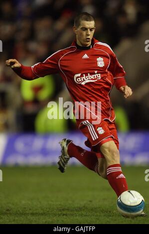 Fußball - Barclays Reserve League North - Liverpool gegen Manchester United – Halliwell Jones Stadium Stockfoto