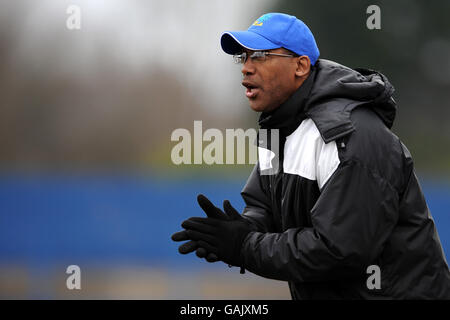 Fußball - Coca-Cola Football League Two - Macclesfield Town / Notts County - The Moss Rose Ground. Keith Alexander, der neue Manager von MacClesfield Town Stockfoto