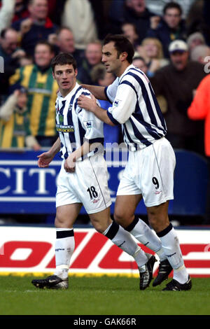 Fußball - FA Barclaycard Premiership - West Bromwich Albion gegen Manchester United Stockfoto