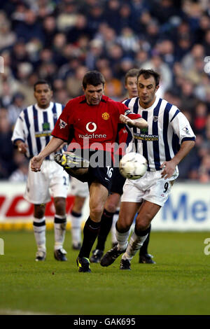 Fußball - FA Barclaycard Premiership - West Bromwich Albion gegen Manchester United Stockfoto