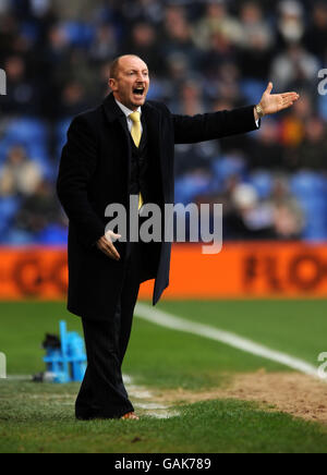 Fußball - Coca-Cola Football Championship - West Bromwich Albion / Leicester City - The Hawthorns. Ian Holloway, Manager von Leicester City Stockfoto