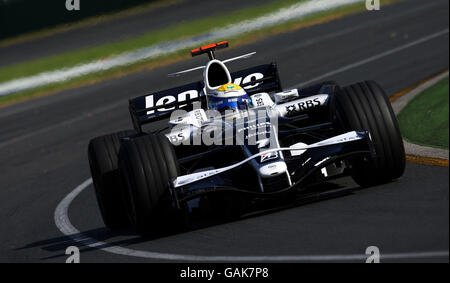 Formel-1-Autorennen - Großer Preis Von Australien - Rennen - Albert Park. Nico Rosberg während der Formel 1, Australien, Grand Prix im Albert Park, Melbourne, Australien. Stockfoto