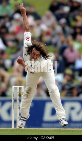 Cricket - New Zealand V England - 3. Test - 2. Tag - Napier Stockfoto