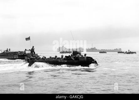 Krieg - Korea-Krieg - Marines landen in Inchon Stockfoto