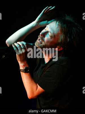 Radiohead-Gig bei der BBC - London Stockfoto