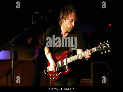Radiohead-Gig bei der BBC - London Stockfoto