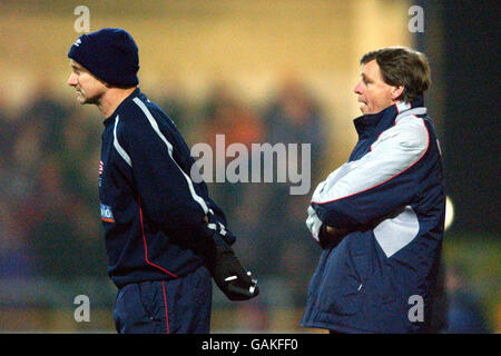 Fußball - Nationwide Conference - Chester City / Hereford United. Graham Turner, Manager von Hereford United Stockfoto