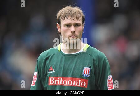 Fußball - Coca-Cola Championship - Queens Park Rangers / Stoke City - Loftus Road. Steve Simonsen, Stoke City Stockfoto