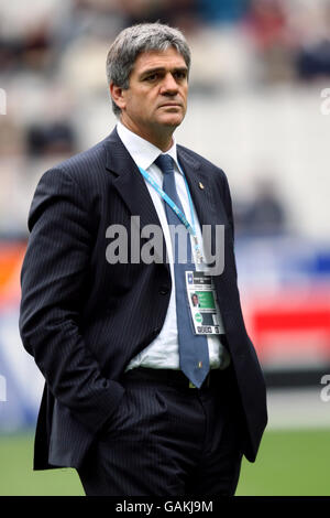 Rugby Union - RBS 6 Nations Championship 2008 - Frankreich gegen Italien - Stade de France. Nick Mallett, Cheftrainer Italien Stockfoto