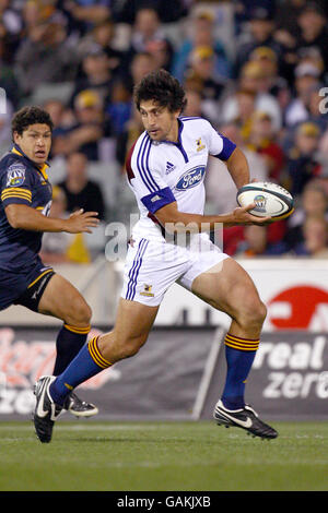 Rugby-Union - Investec Super 14 - Brumbies V Highlanders - Canberra Stadium Stockfoto