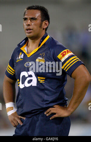 Rugby-Union - Investec Super 14 - Brumbies V Highlanders - Canberra Stadium Stockfoto