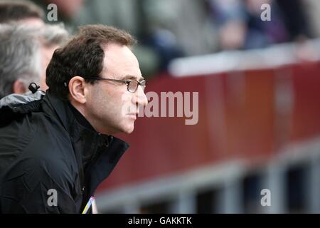 Fußball - Barclays Premier League - Aston Villa gegen Sunderland - Villa Park. Martin O'Neill, Manager der Aston Villa Stockfoto