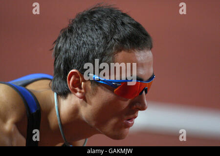 Leichtathletik - 86. Australische Meisterschaften und Olympische Auswahltrials - Queensland Sport & Athletics Center. Sean Wroe, 400-m-Lauf für Herren Stockfoto