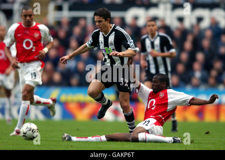 Fußball - FA Barclaycard Premiership - Newcastle United gegen Arsenal Stockfoto