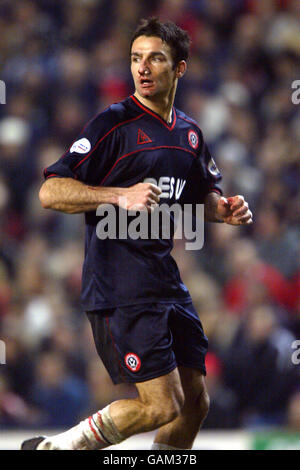 Fußball - Worthington Cup - Halbfinale - zweite Etappe - Liverpool gegen Sheffield United. Shaun Murphy, Sheffield United Stockfoto