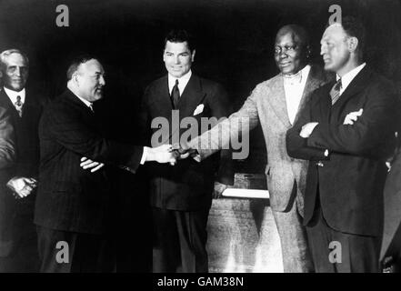 Boxen - ehemalige Schwergewichts-Weltmeister - Madison Square Garden - 1929 Stockfoto