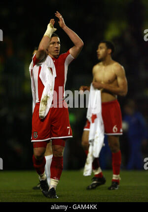 Fußball - International - Luxemburg V Wales - Stade Josy Barthel Stockfoto