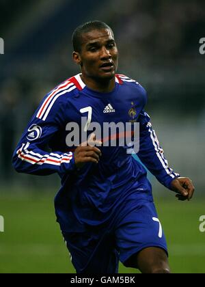 Fußball - Internationale Freundschaften - Frankreich gegen England - Stade de France. Florent Malouda, Frankreich Stockfoto