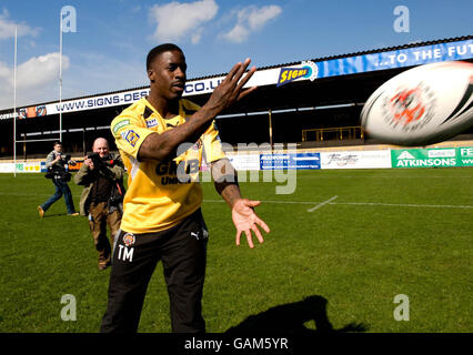 Rugby League - Castleford Tigers - Dwain Chambers Pressekonferenz - Dschungel Stockfoto