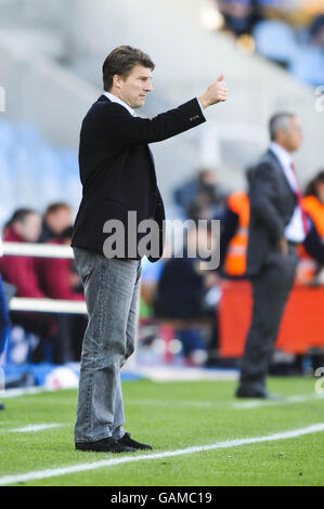 Fußball - Spanische Primera League - Getafe gegen Real Mallorca - Coliseum Alfonso Perez. Michael Laudrup, Geschäftsführer von Getafe Stockfoto