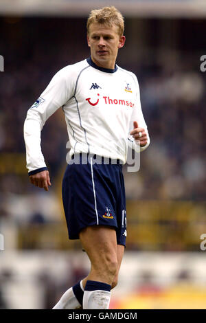 Fußball - FA Barclaycard Premiership - Tottenham Hotspur gegen Everton. Steffen Iversen, Tottenham Hotspur Stockfoto