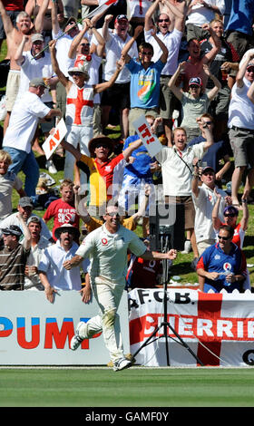 Cricket - 2. Test - Tag 5 - England V Neuseeland - Wellington Stockfoto