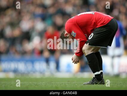 Fußball - Barclays Premier League - Blackburn Rovers gegen Manchester United – Ewood Park Stockfoto
