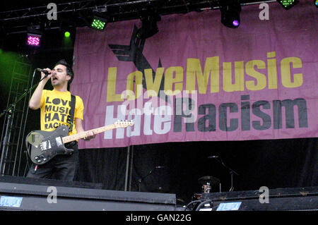 Love Music Hate Racism Festival - London Stockfoto