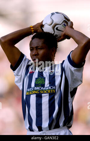 Fußball - FA Barclaycard Premiership - West Bromwich Albion gegen Chelsea. Ifeanyi Udeze, West Bromwich Albion Stockfoto