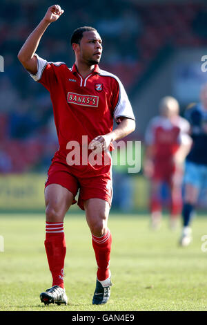Fußball - Nationwide League Division One - Walsall gegen Burnley. Matt Carbon, Walsall Stockfoto