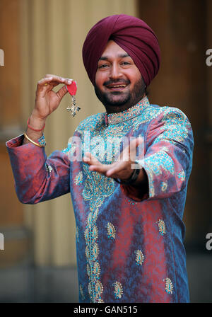 Investitur am Buckingham Palace Stockfoto