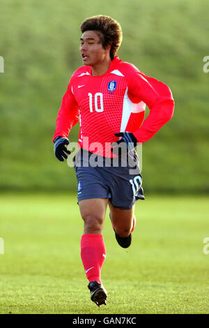 Fußball - freundlich - Nottingham Forest Academy / Korea unter 21 Jahren. Sung-Kuk Choi, Korea Stockfoto