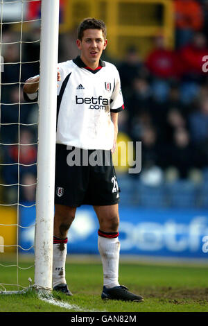 Fußball - AXA FA Cup - Fünfte Runde - Fulham gegen Burnley. Jon Harley, Fulham Stockfoto