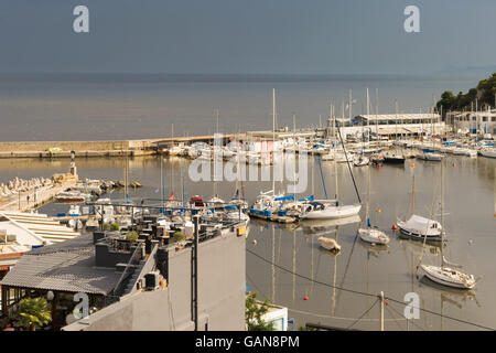 Microlimano Hafen von Piräus in Griechenland. Stockfoto