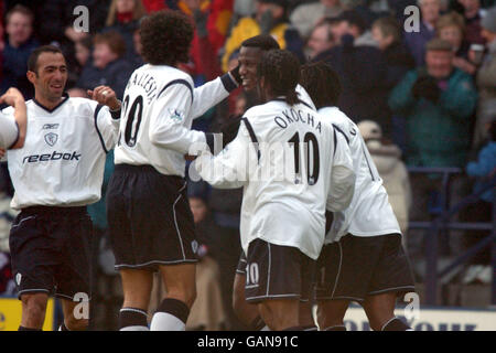 Fußball - FA Barclaycard Premiership - Bolton Wanderers gegen Manchester United Stockfoto