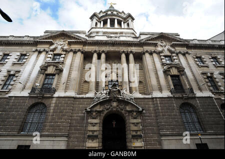 Der Central Criminal Court - Old Bailey - London. Eine allgemeine Ansicht des zentralen Strafgerichtshofs, Old Bailey Stockfoto