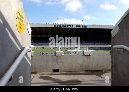 Fußball - FA Barclaycard Premiership - Newcastle United / Chelsea. St James Park, Heimstadion von Newcastle United Stockfoto