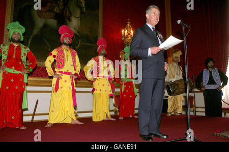 Der Prince Of Wales stammt Sikhs Kriegbemühung Stockfoto