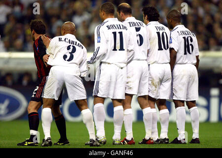 Fußball - UEFA Champions League - Gruppe C - Real Madrid V AC Milan Stockfoto