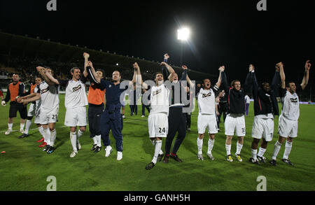 Fußball - UEFA-Cup - Semi Final - Rückspiel - Fiorentina V Rangers - Artemio Franchi Stockfoto