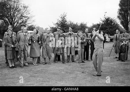 Golf - Ryder Cup - vor dem Turnier Praxis - Großbritannien und Irland V Oxford und Cambridge Golfing Society Stockfoto