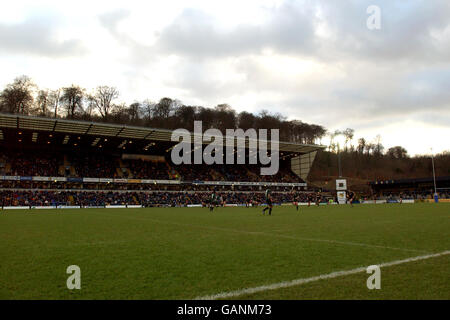 Rugby Union - Zurich Premiership - London Wasps gegen London Irish. Ein allgemeiner Blick auf Adams Park, die Heimat der Londoner Wespen Stockfoto