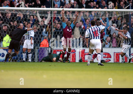 Fußball - FA Barclaycard Premiership - West Bromwich Albion V West Ham United Stockfoto