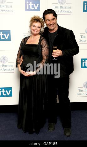 Britische Soap Awards 2008 - Presse - London Stockfoto