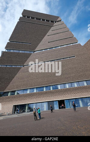 Erweiterungsbau an der Tate Modern, London, england Stockfoto