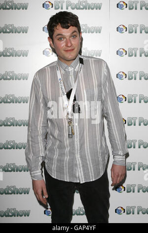 BT-Podshow.com-Launch-party Stockfoto