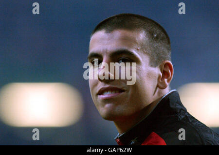 Fußball - Worthington Cup Finale - Liverpool / Manchester United. Liverpool's Milan Baros Stockfoto