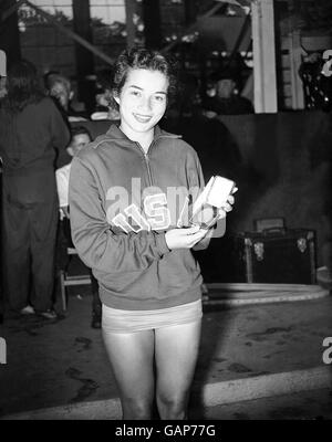 Tauchen - Olympischen Spiele in London 1948 - Frauen Sprungbrett Stockfoto