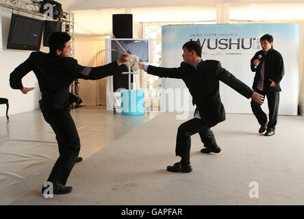 61. Filmfestspiele von Cannes - Wushu Photocall Stockfoto